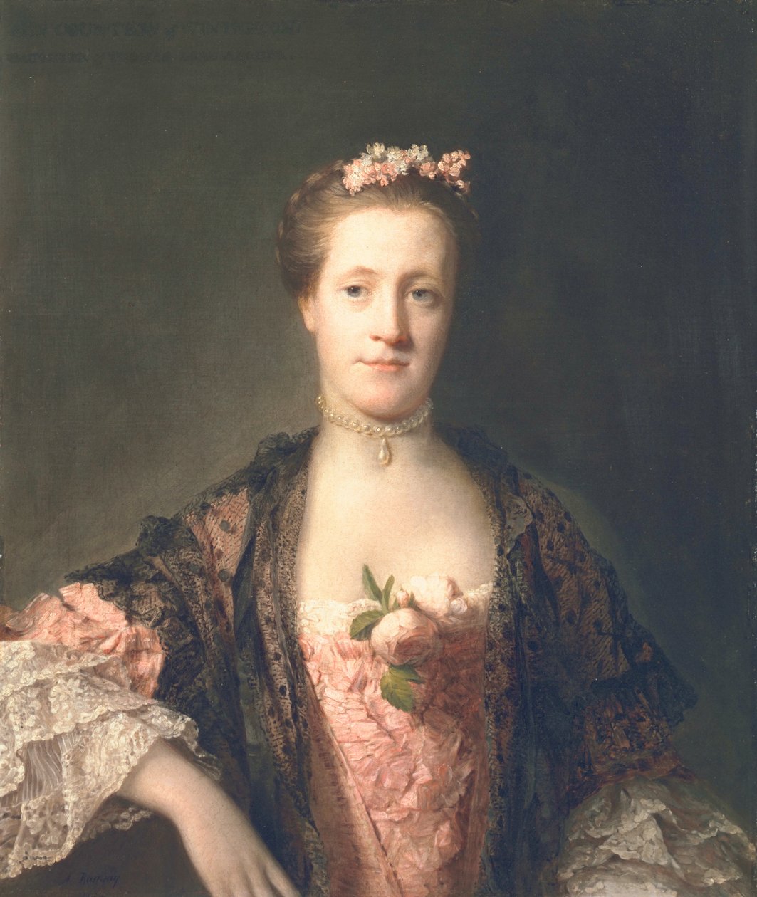 Anne Garth-Turnour, baronowa Winterton, 1762 autorstwa Allan Ramsay