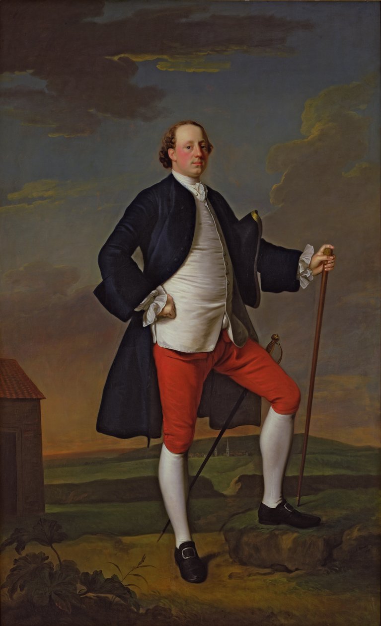 John Manners, markiz Granby, 1745 autorstwa Allan Ramsay