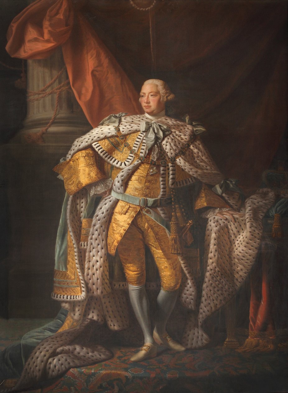 Król Jerzy III autorstwa Allan Ramsay