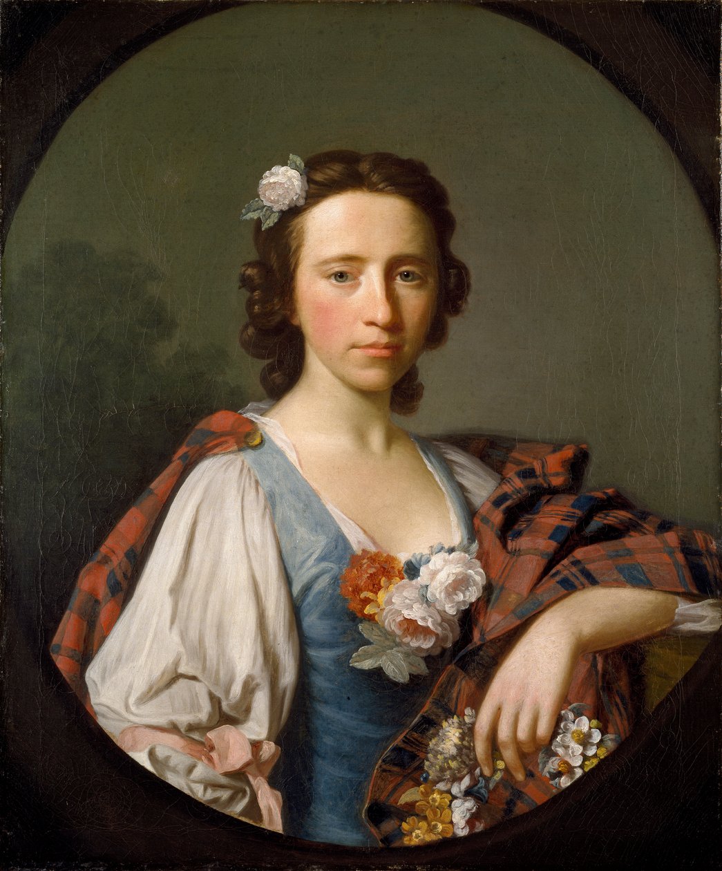 Flora MacDonald, 1749 autorstwa Allan Ramsay