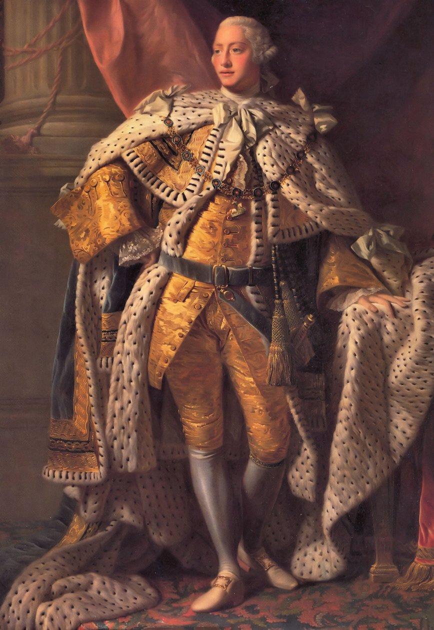 Król Jerzy III autorstwa Allan Ramsay