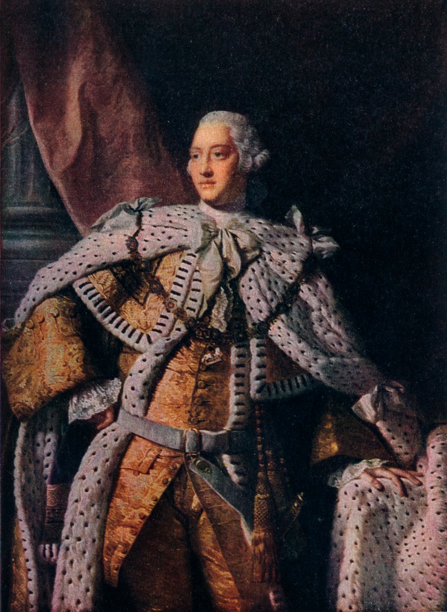 „Król Jerzy III”, c1761-62, 1911 autorstwa Allan Ramsay