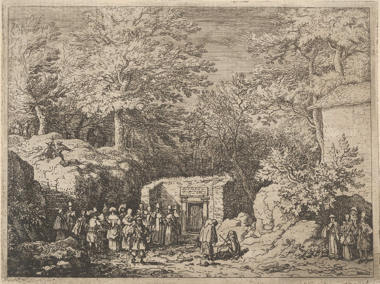 Czwarta Wiosna, XVII wiek. autorstwa Allart van Everdingen