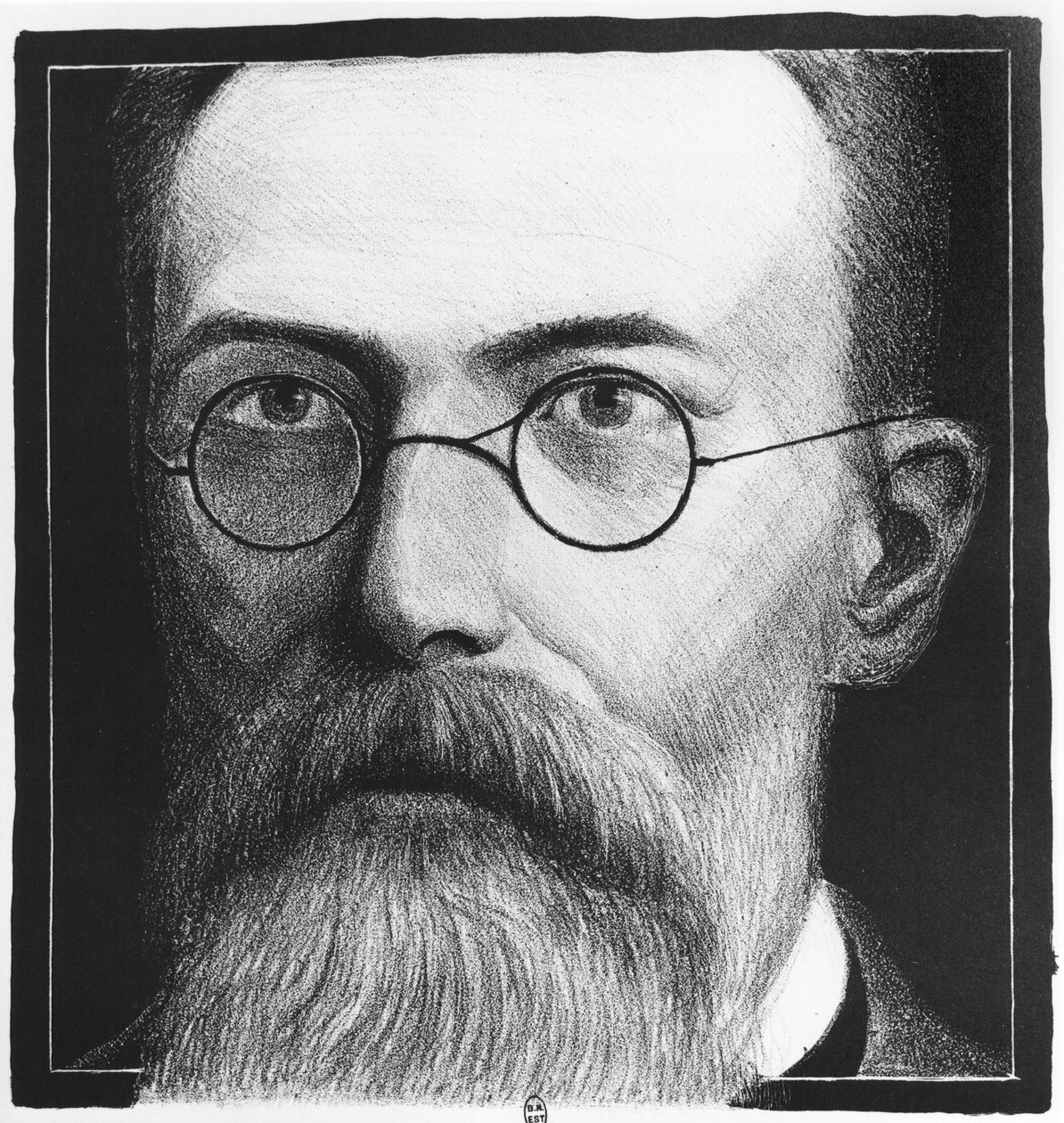 Portret Nikołaja Andriejewicza Rimskiego-Korsakowa (1844-1908) autorstwa Allen
