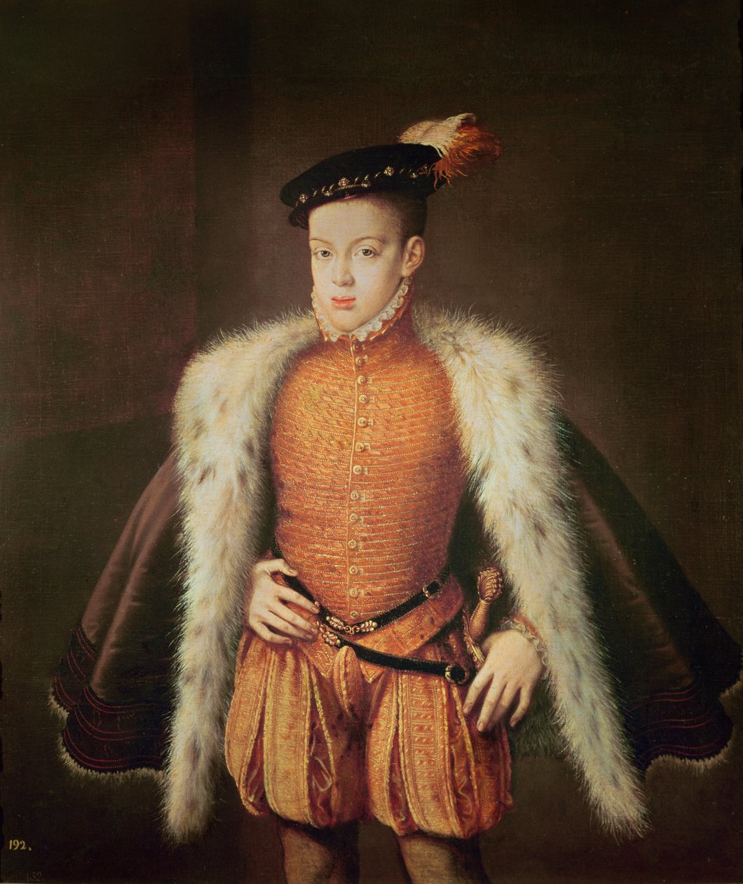 Don Carlos, książę Asturii i Portugalii, ok. 1558 r. autorstwa Alonso Sánchez Coello