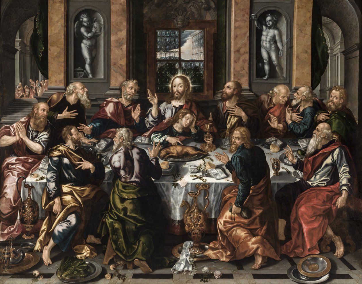 Ostatnia Wieczerza, ok. 1588 r. autorstwa Alonso Vázquez