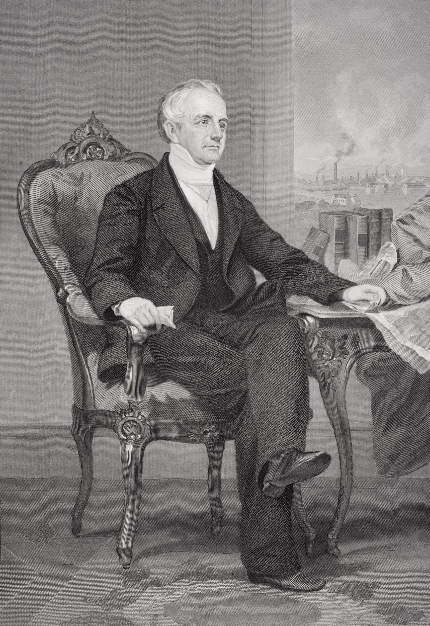 Abbott Lawrence (1792-1855) autorstwa Alonzo Chappel