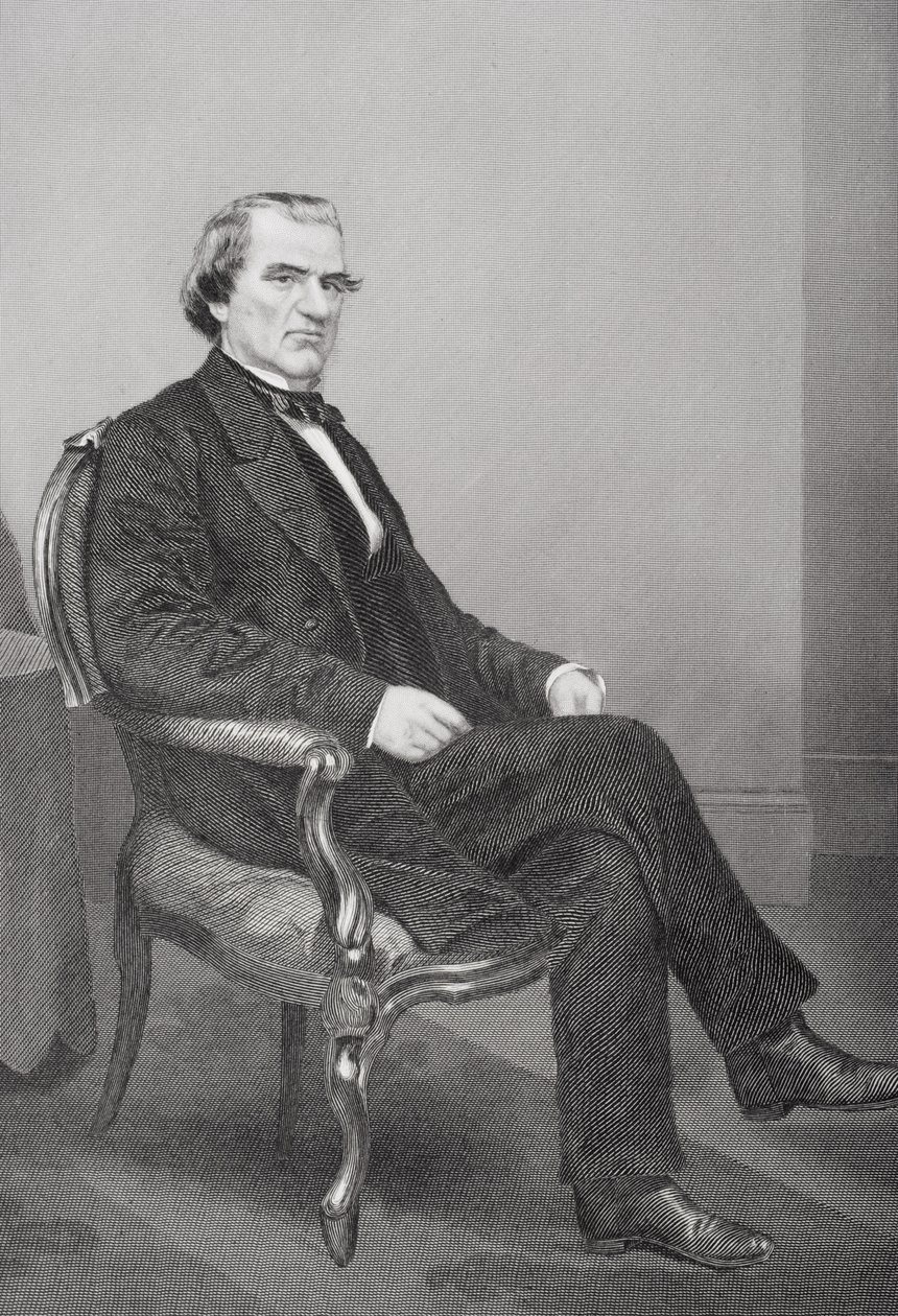 Andrew Johnson (1808-75) autorstwa Alonzo Chappel
