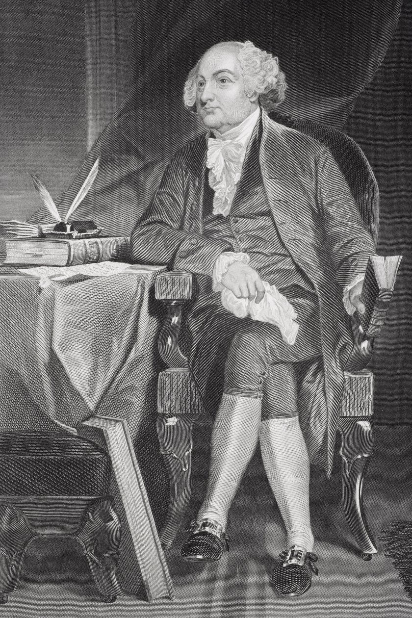 Portret Johna Adamsa (1735-1826) autorstwa Alonzo Chappel