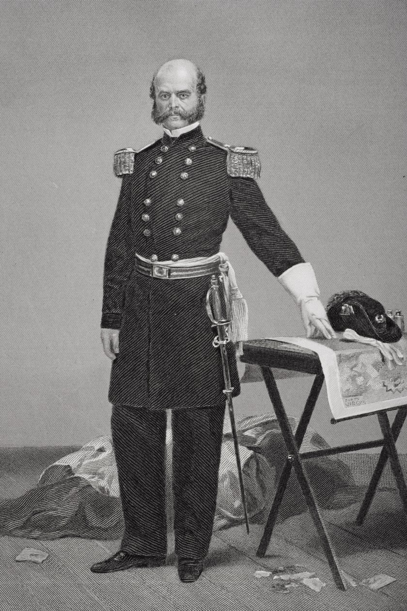 Portret generała dywizji Ambrose Everetta Burnside