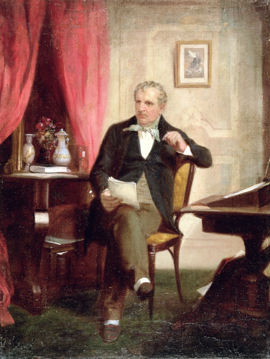 James Fenimore Cooper (1789-1851) (po konserwacji) autorstwa Alonzo Chappel