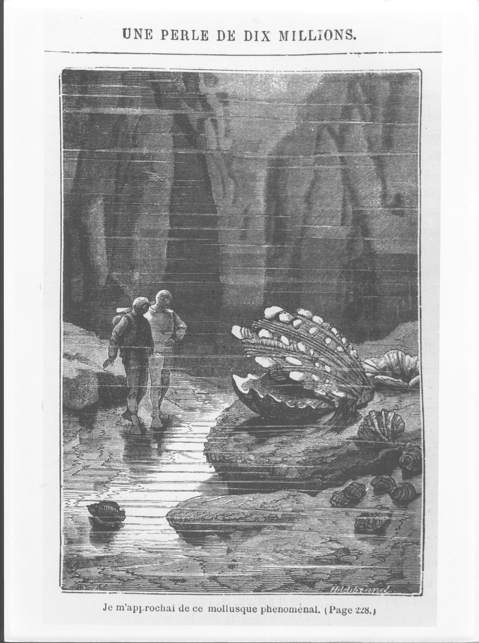 Ilustracja z „20 000 mil podmorskiej żeglugi” Julesa Verne