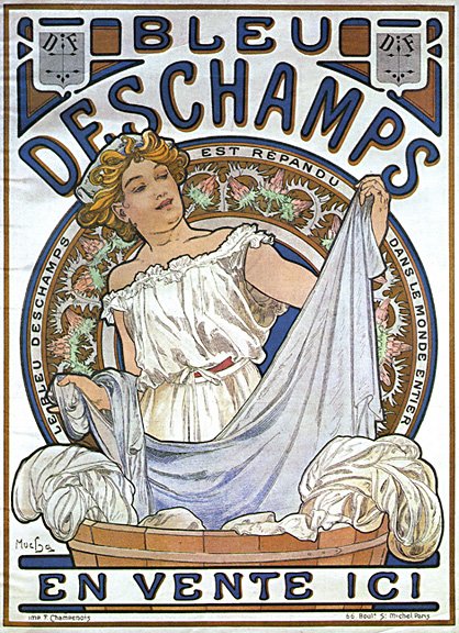 Bluedeschamps autorstwa Alphonse Mucha