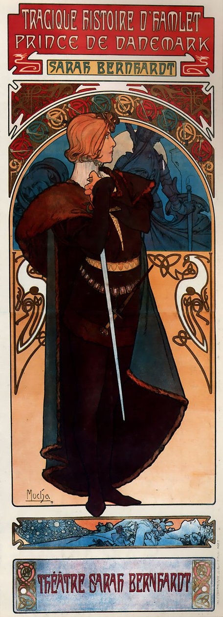 Mała wioska autorstwa Alphonse Mucha