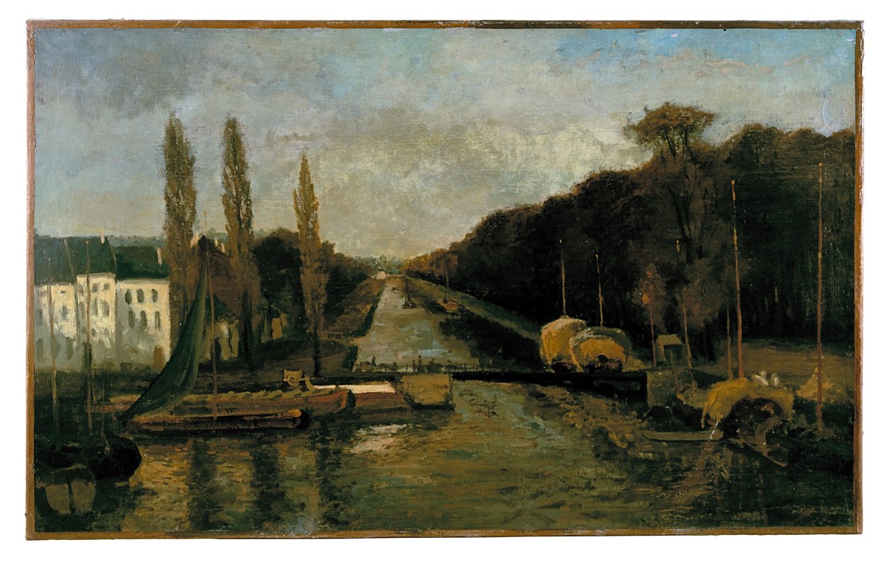 Porte du Rivage w Brukseli autorstwa Alphonse Asselbergs