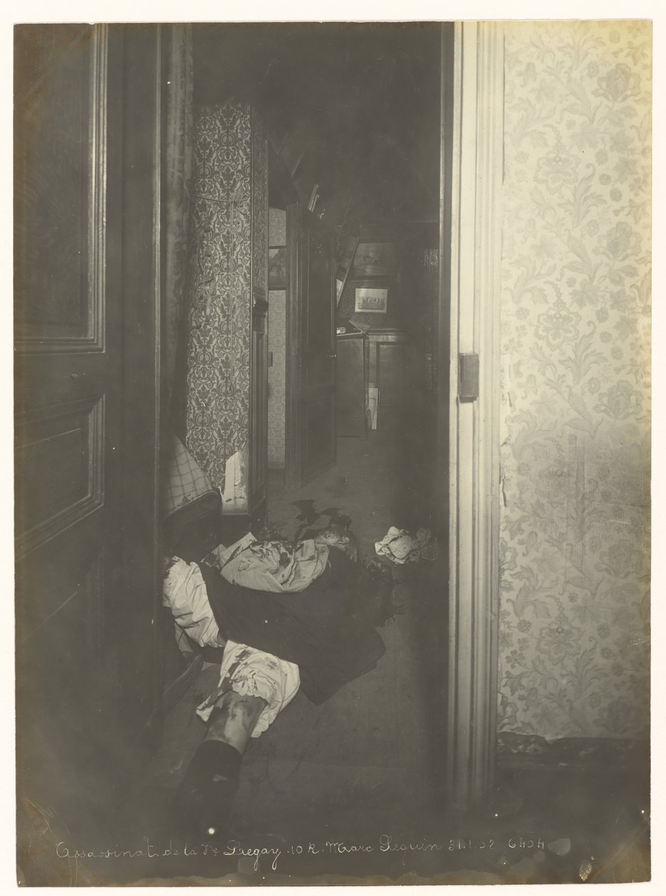 Odkrycie zwłok autorstwa Alphonse Bertillon