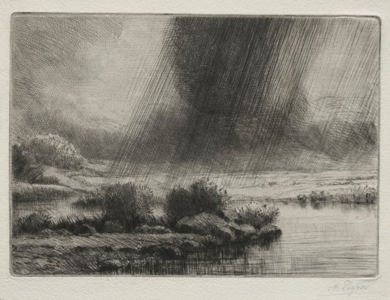Sztorm autorstwa Alphonse Legros
