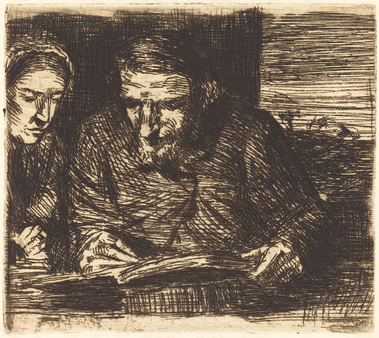 Księga rachunkowa autorstwa Alphonse Legros