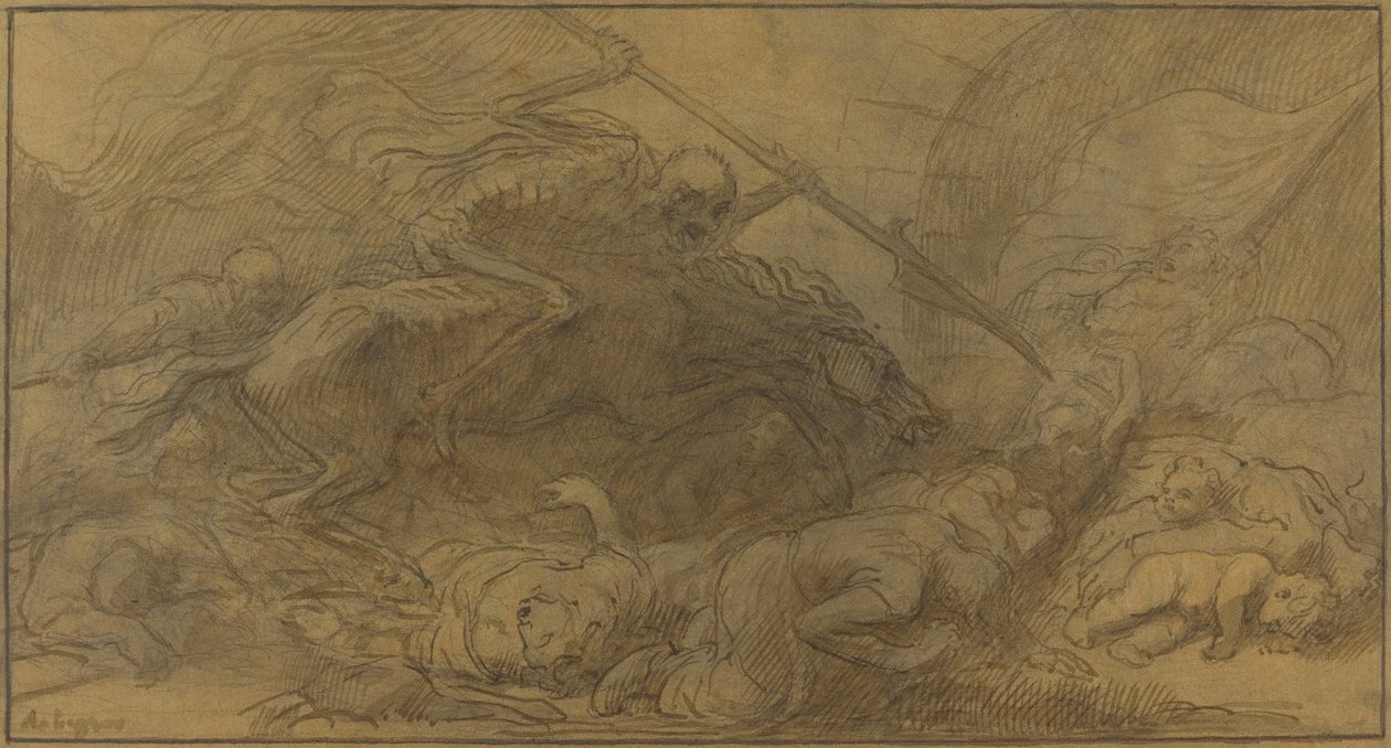 Po bitwie autorstwa Alphonse Legros