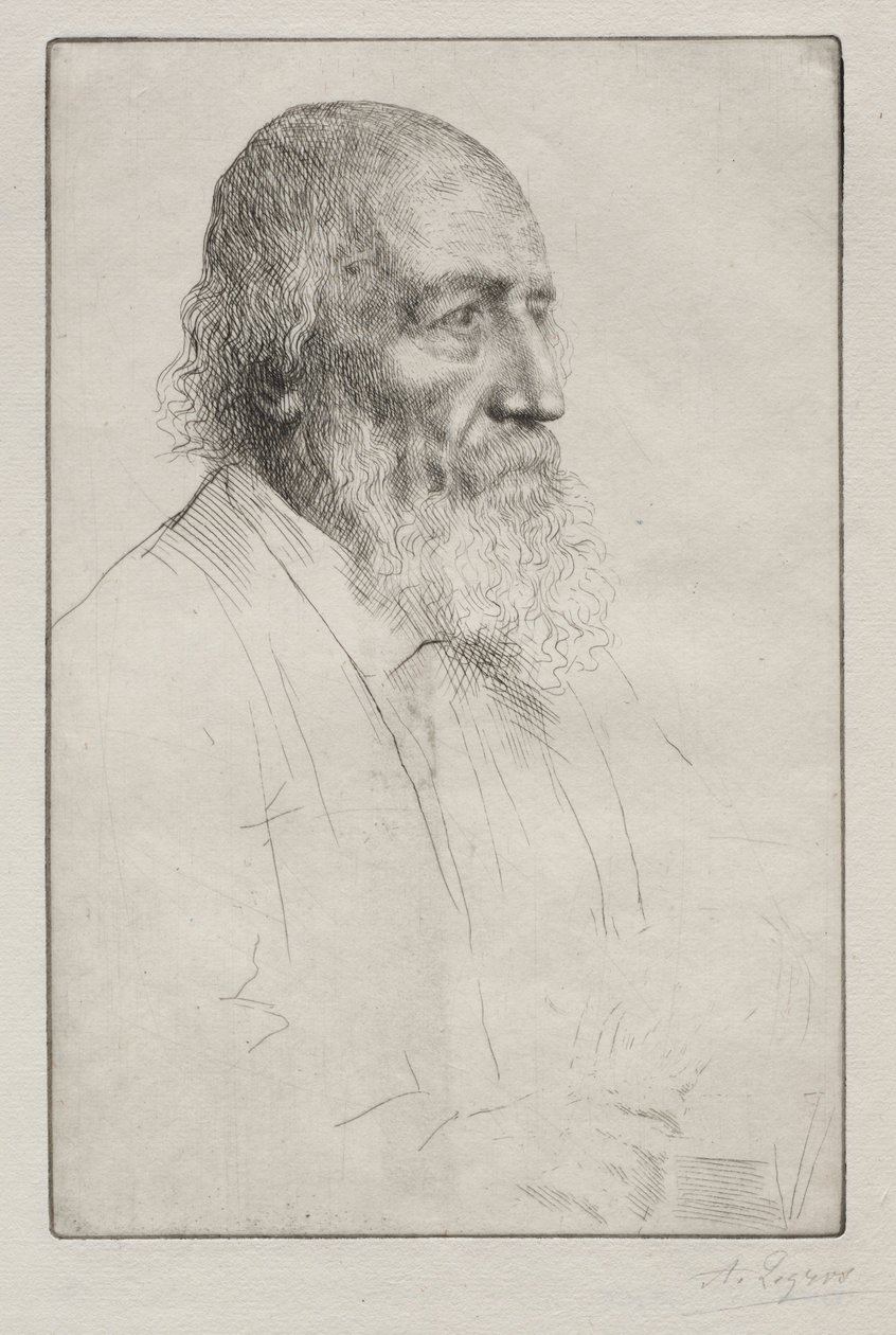 Alfreda Lorda Tennysona. autorstwa Alphonse Legros