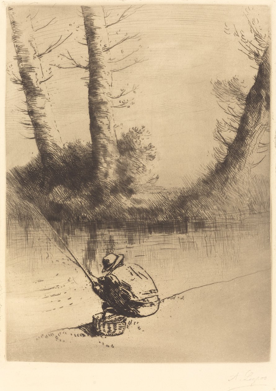 Wędkarz Wędkarz. autorstwa Alphonse Legros