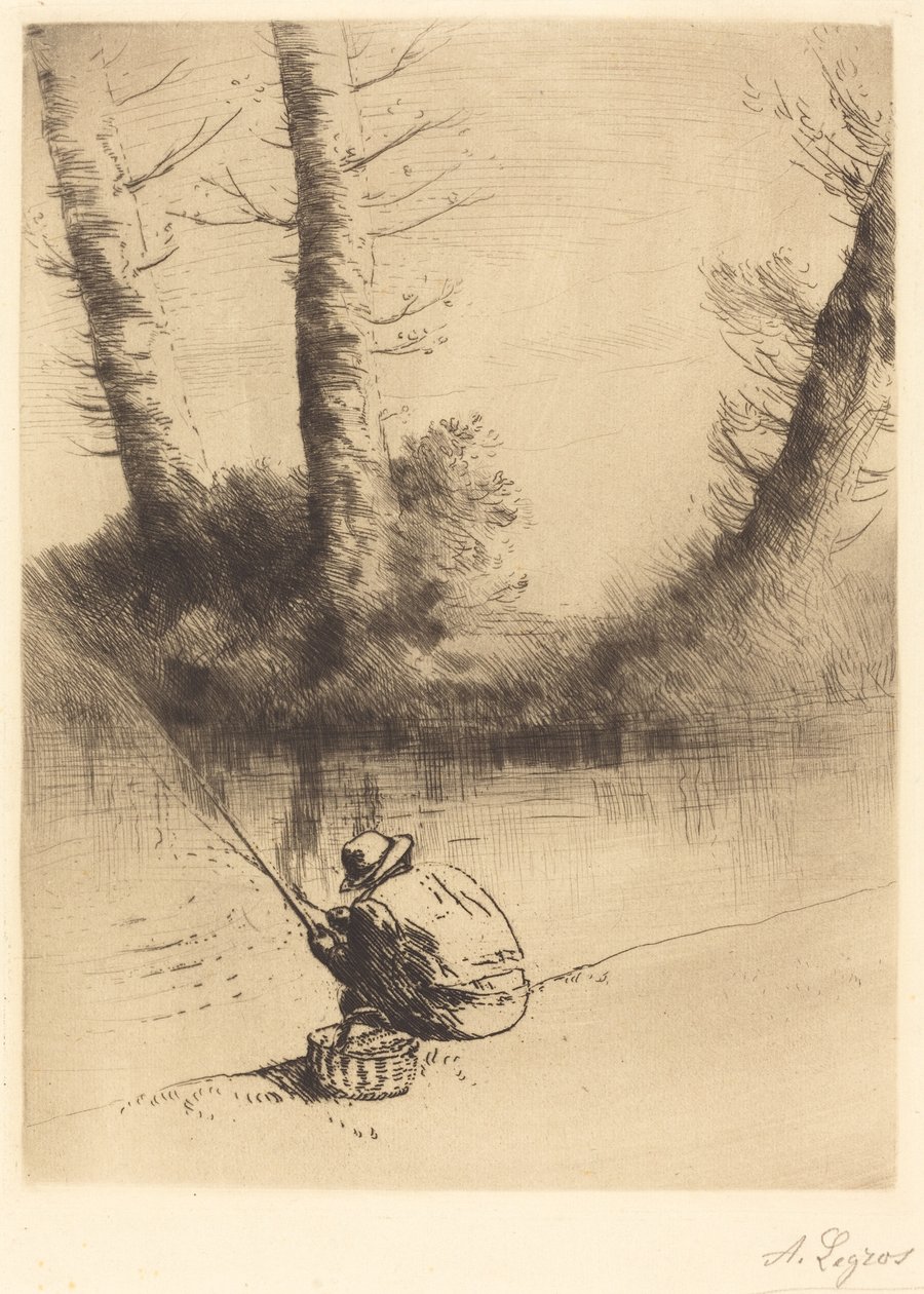 Wędkarz Wędkarz. autorstwa Alphonse Legros