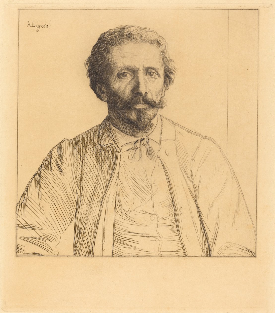 Auguste Delatre autorstwa Alphonse Legros