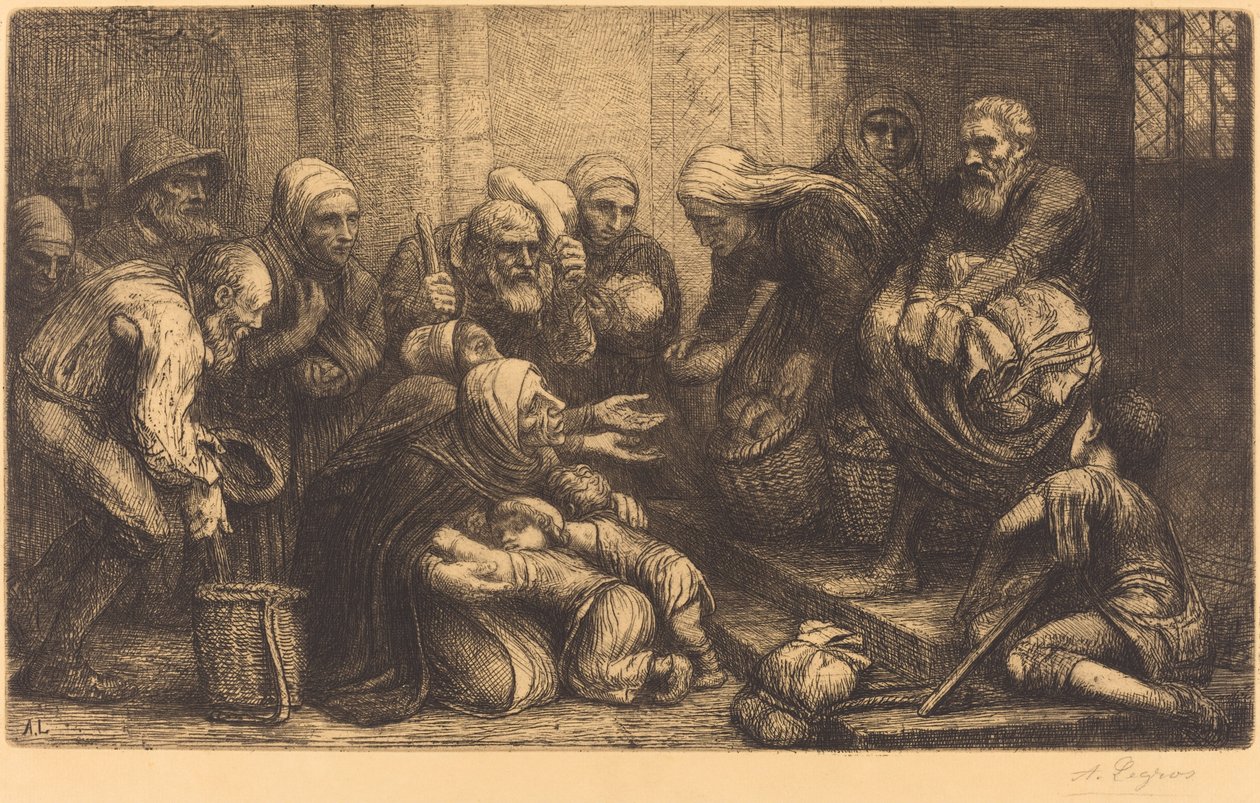 Żebracy z Brukseli autorstwa Alphonse Legros