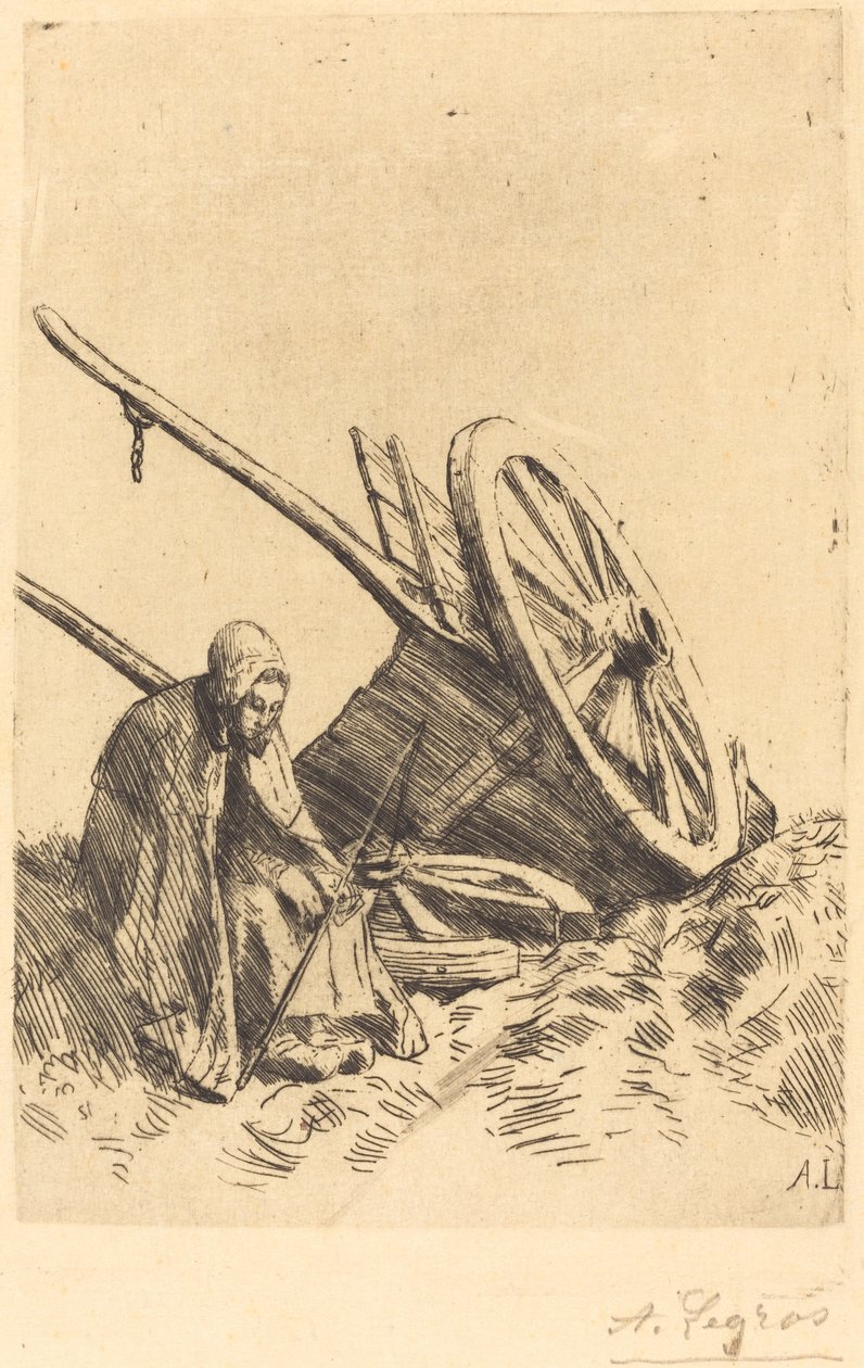 Zepsuty wózek Zepsuty wózek. autorstwa Alphonse Legros