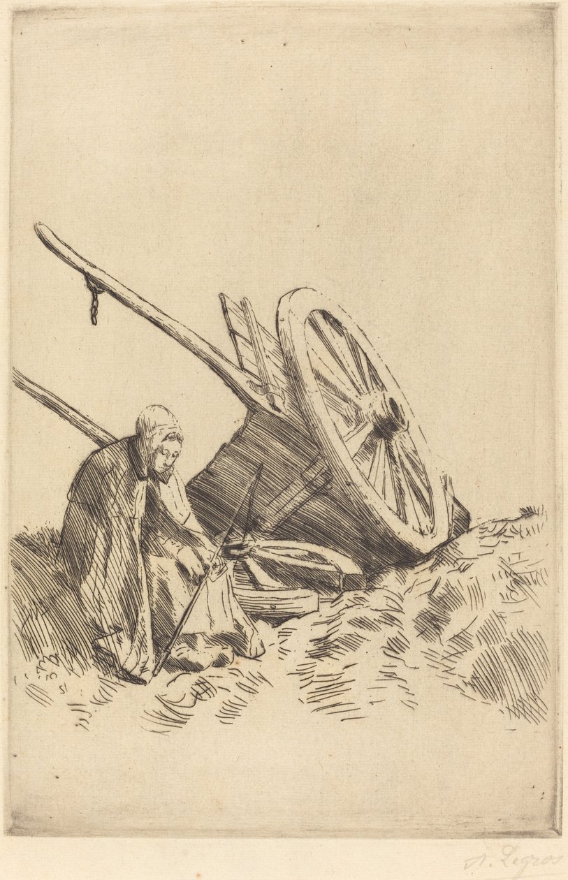 Zepsuty wózek Zepsuty wózek. autorstwa Alphonse Legros