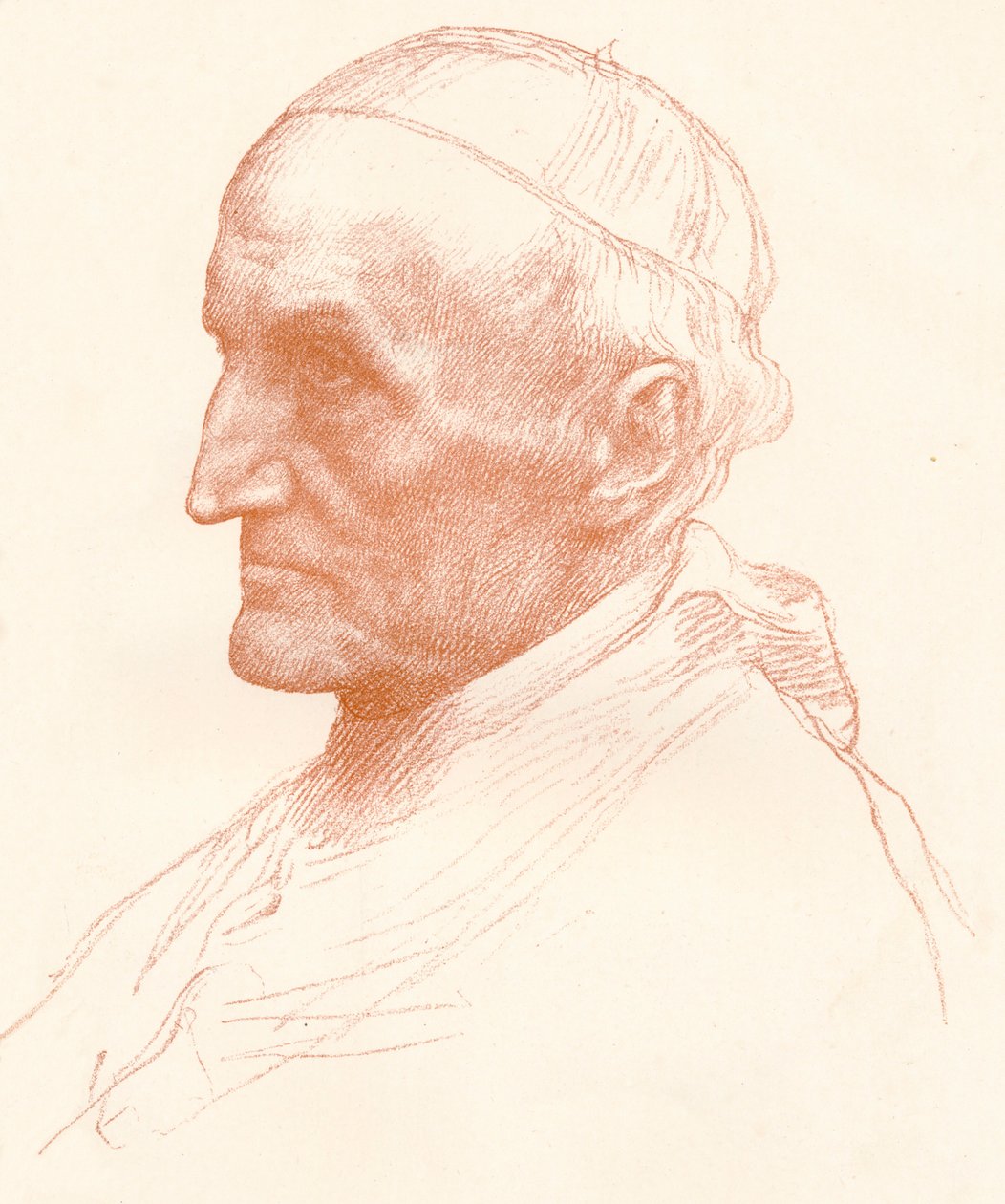 Kardynał Manning, ok. 1857-1903, ok. 1903. autorstwa Alphonse Legros
