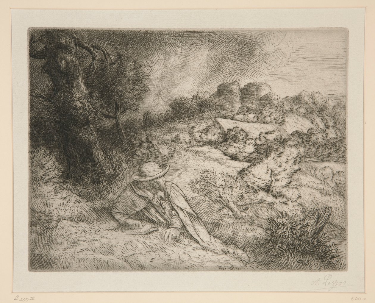 Zamek Powracających autorstwa Alphonse Legros