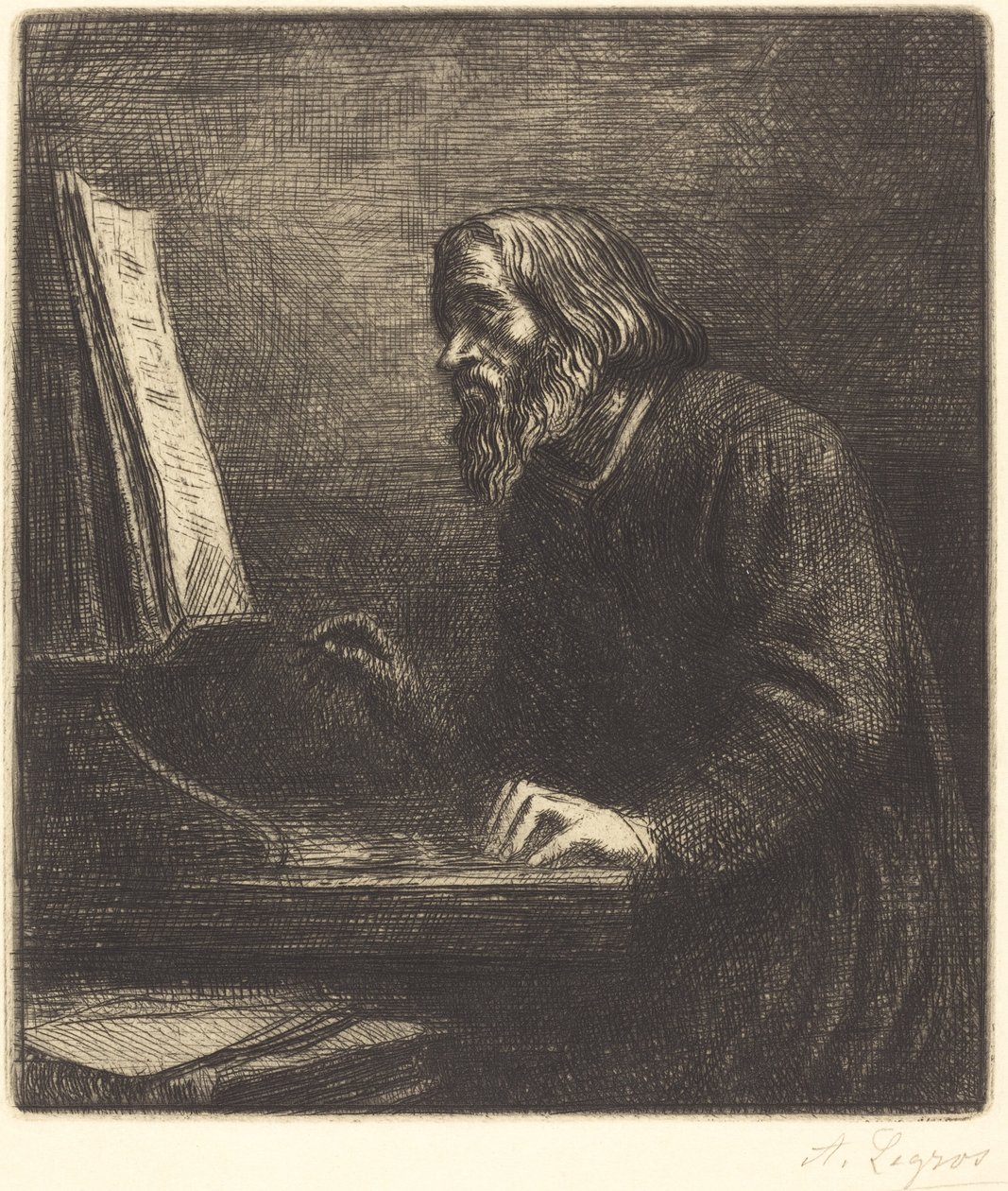 Chórmistrz autorstwa Alphonse Legros