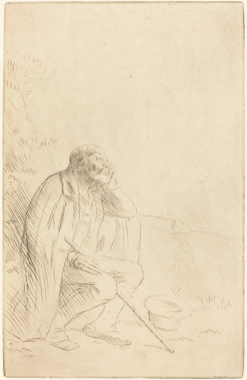Marzenie Marzyciel. autorstwa Alphonse Legros