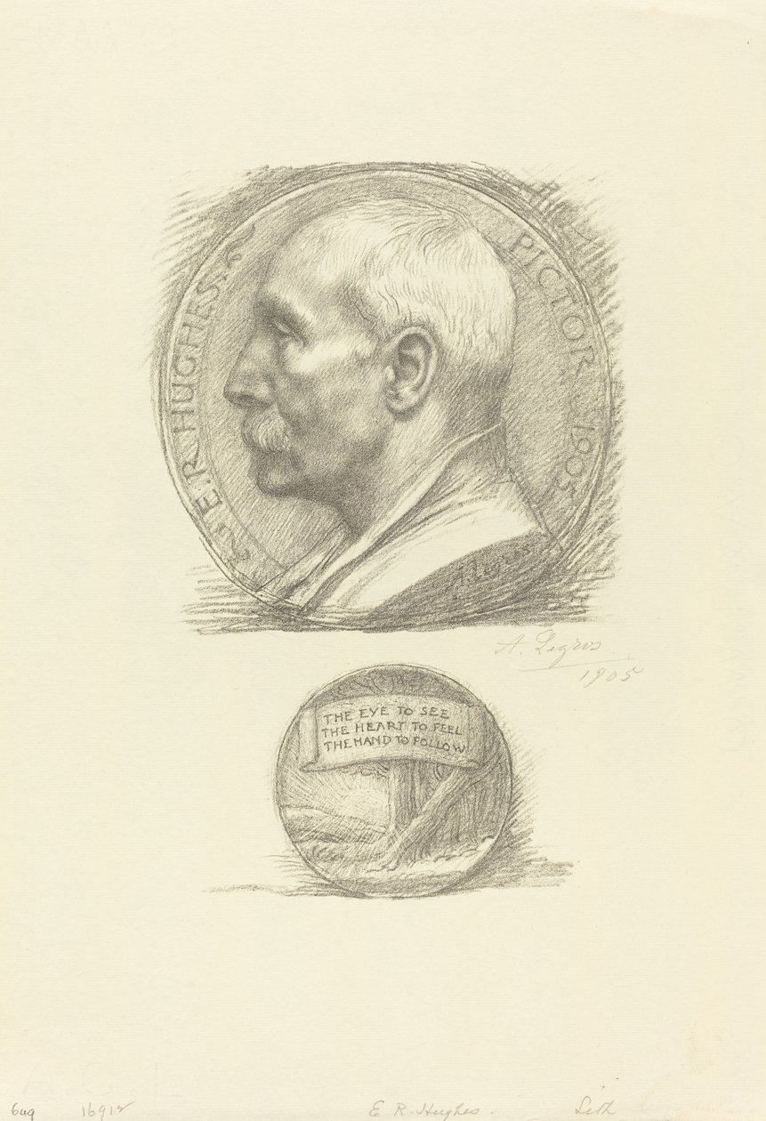 ER Hughes. autorstwa Alphonse Legros