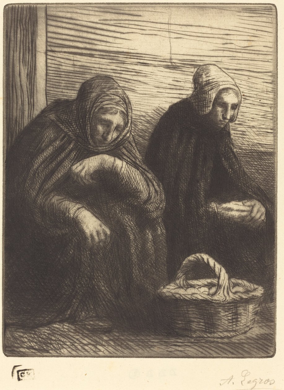 Sprzedawcy jaj, drugi talerz Sprzedawcy jaj. autorstwa Alphonse Legros