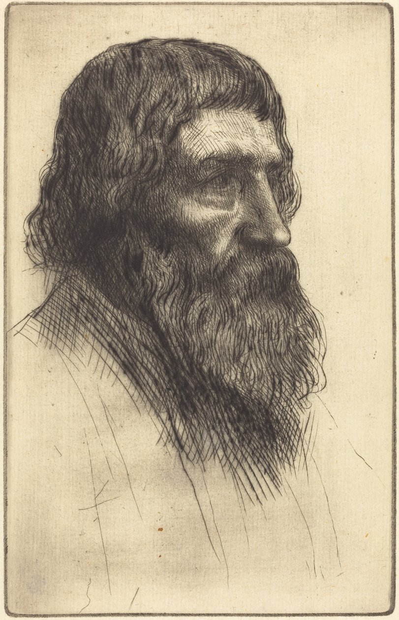 Chłop angielski Chłop angielski. autorstwa Alphonse Legros