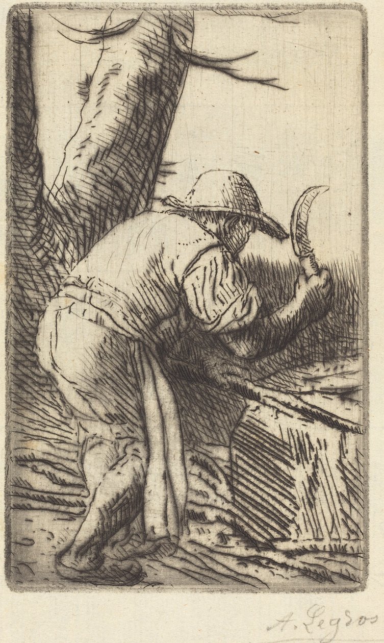 Fagot-cutter (Fgot cutter) autorstwa Alphonse Legros