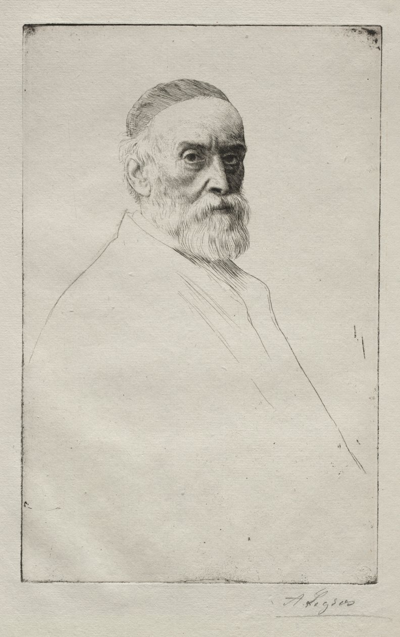 George Frederic Watts autorstwa Alphonse Legros