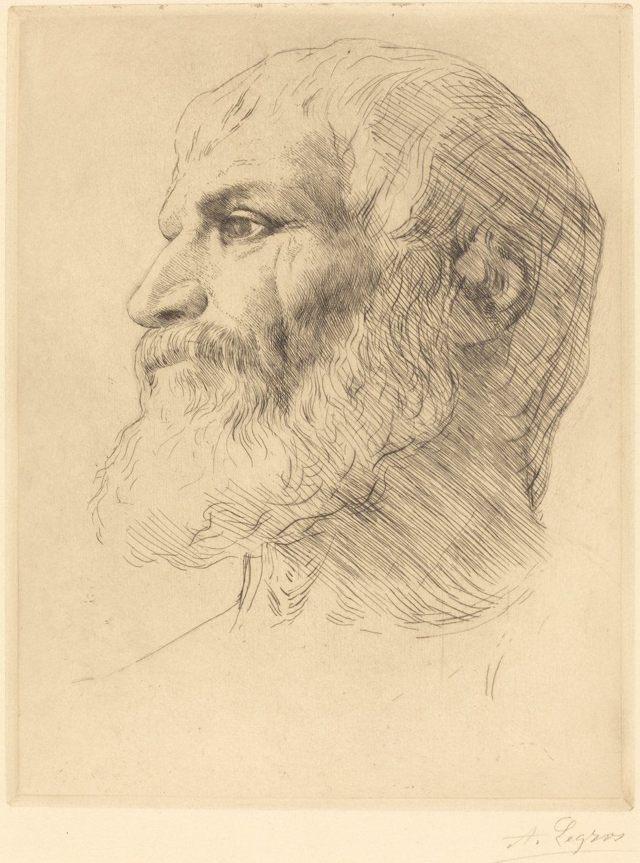 Szef Soulioti Tete de Soulioti. autorstwa Alphonse Legros