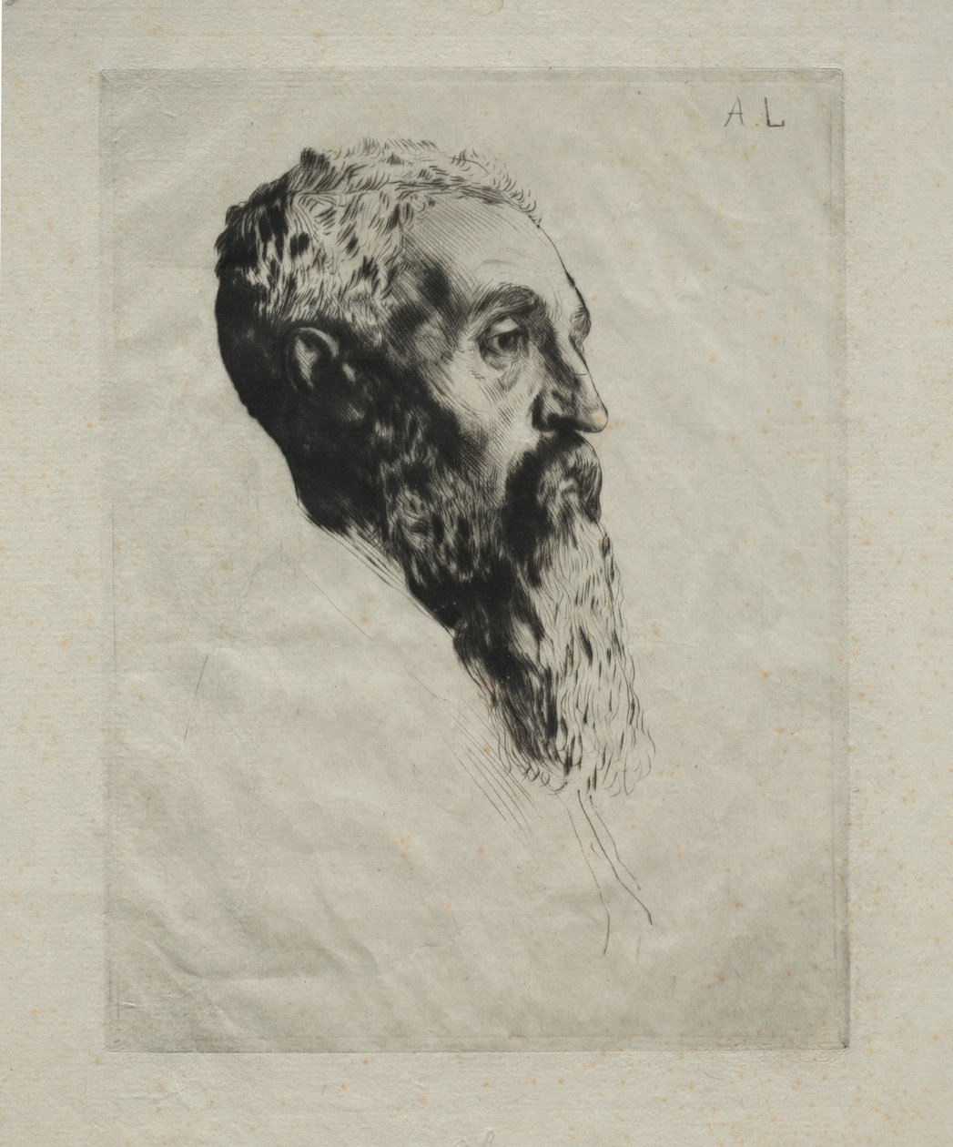 Szef modelki autorstwa Alphonse Legros