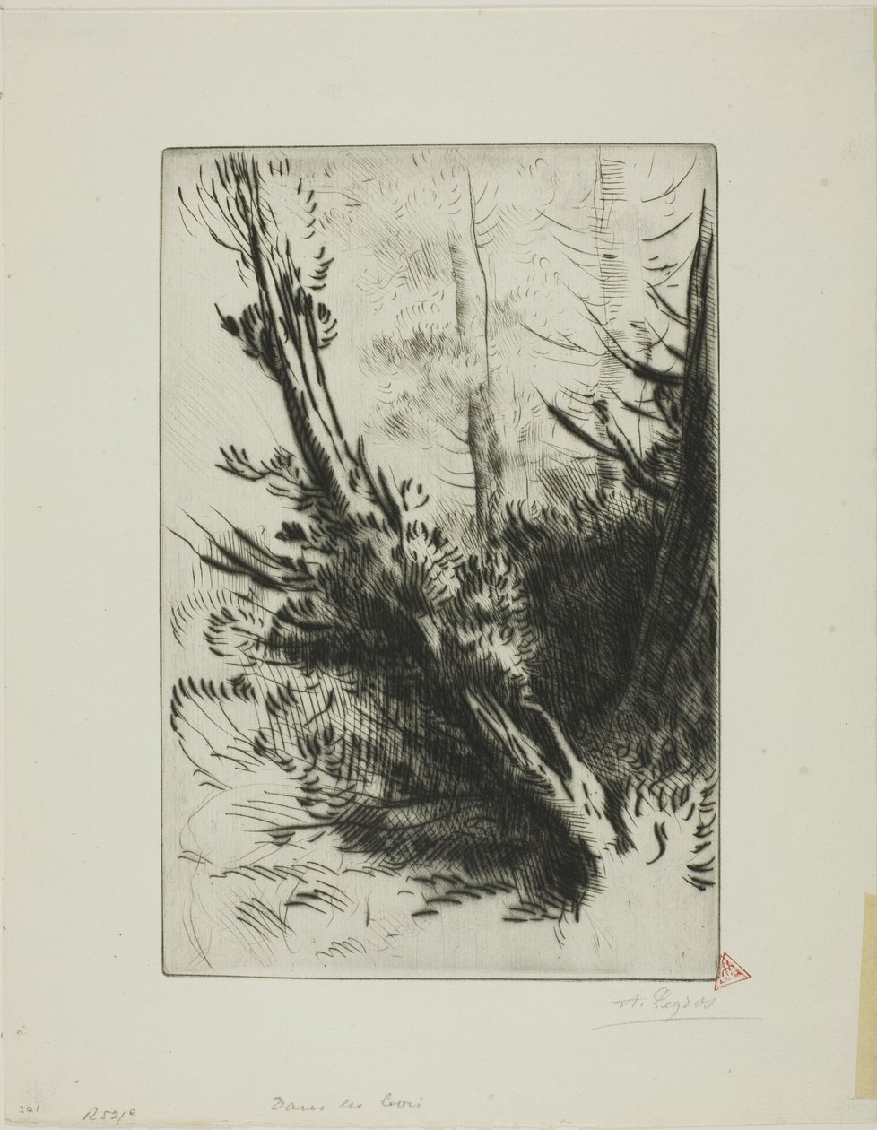 W lesie autorstwa Alphonse Legros