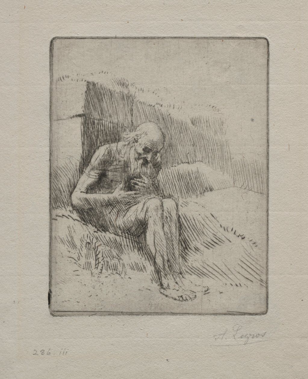 Praca 2. płyta. autorstwa Alphonse Legros