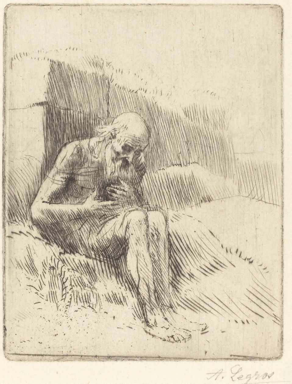 Praca, 2. płyta autorstwa Alphonse Legros