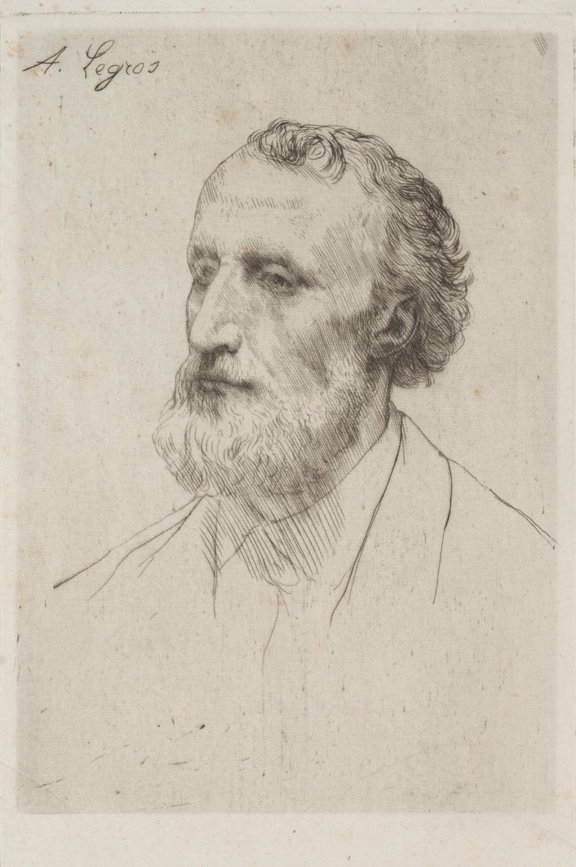 Jules Dalou autorstwa Alphonse Legros