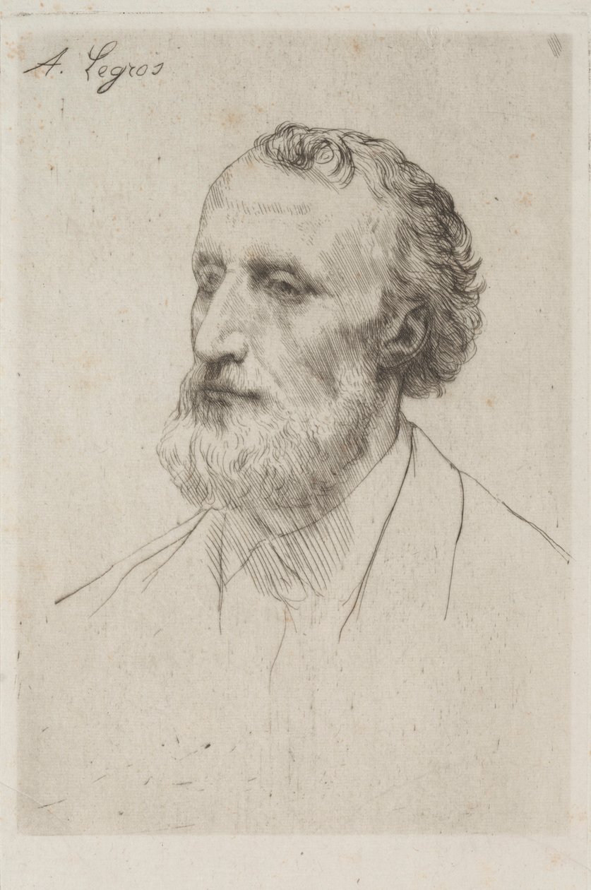 Julesa Dalou. autorstwa Alphonse Legros