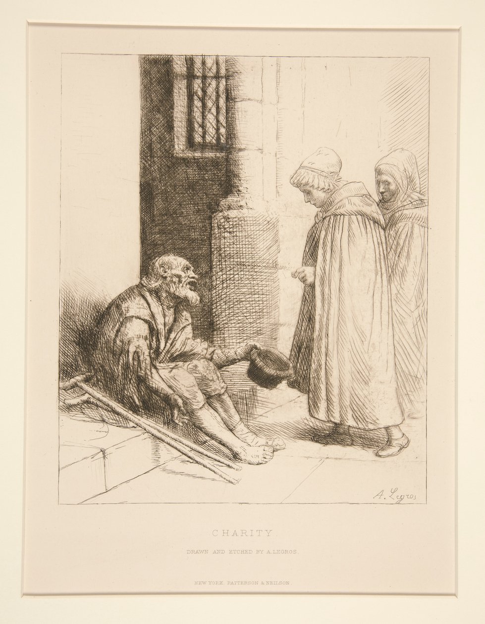 La Charite (organizacja charytatywna) autorstwa Alphonse Legros