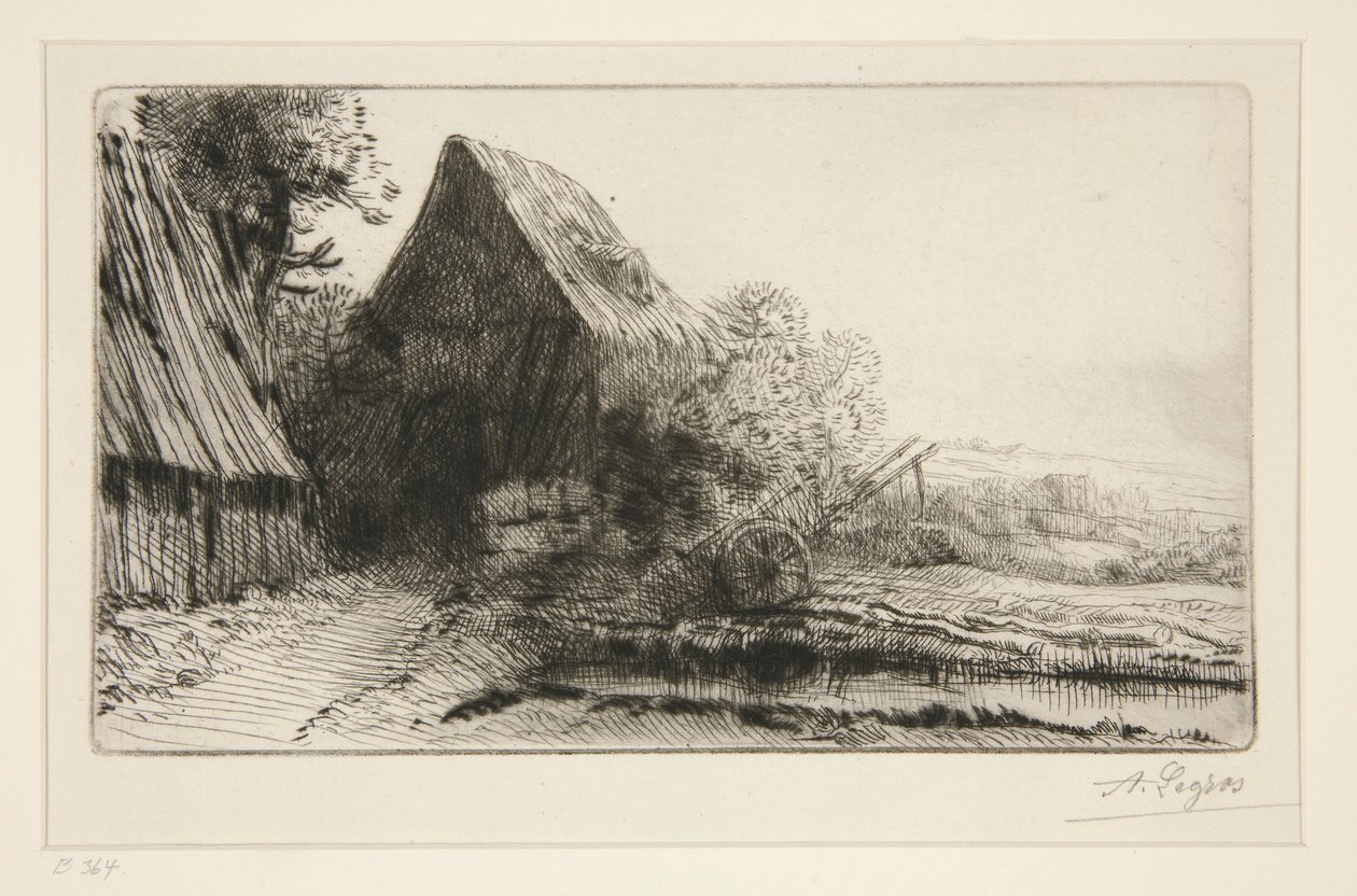 Dom Kołodzieja (Wheelwright autorstwa Alphonse Legros