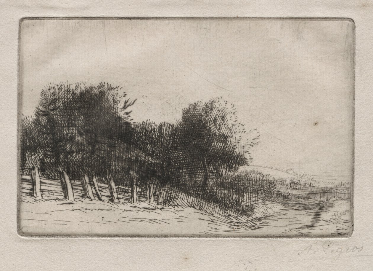 Krajobraz autorstwa Alphonse Legros