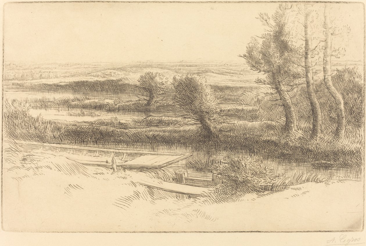 Krajobraz Krajobraz. autorstwa Alphonse Legros